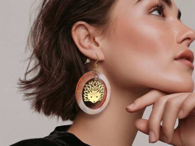 Elegante Igel-Ohrringe, zu 100% an die Krefelder Igelnothilfe.